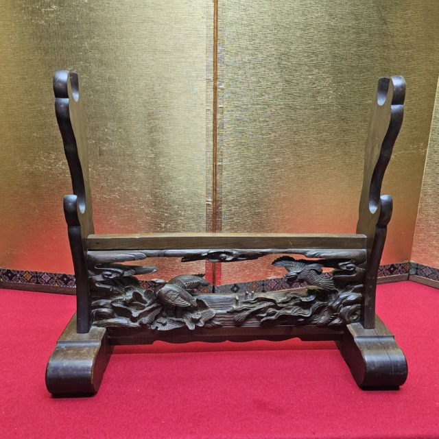 07-370　欄間二本刀掛　