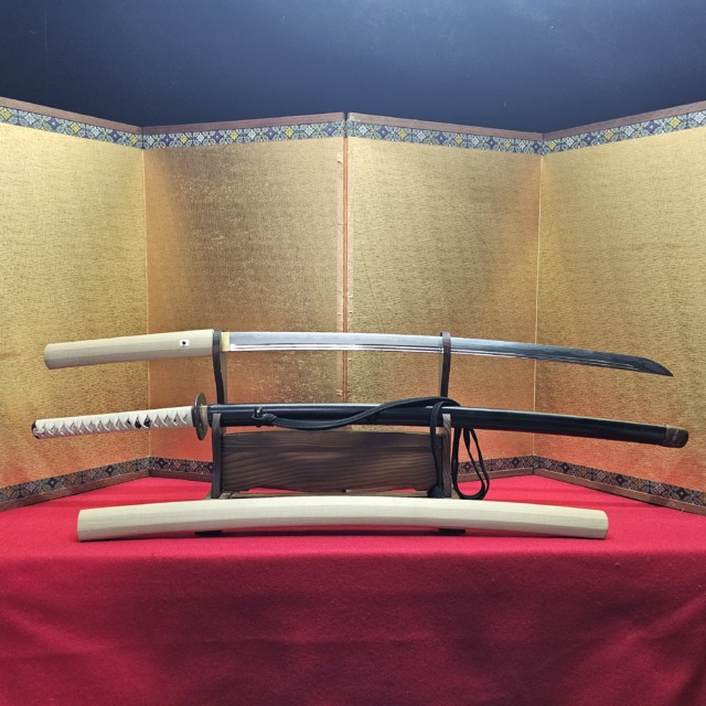 01-3192　【無鑑査】【特別保存刀剣】筑州山王住宗勉作（Thikusyu-Sanoo-ju-Soo-Tutomu-saku） 平成十二年二月吉日（February 2000）  刀 katana